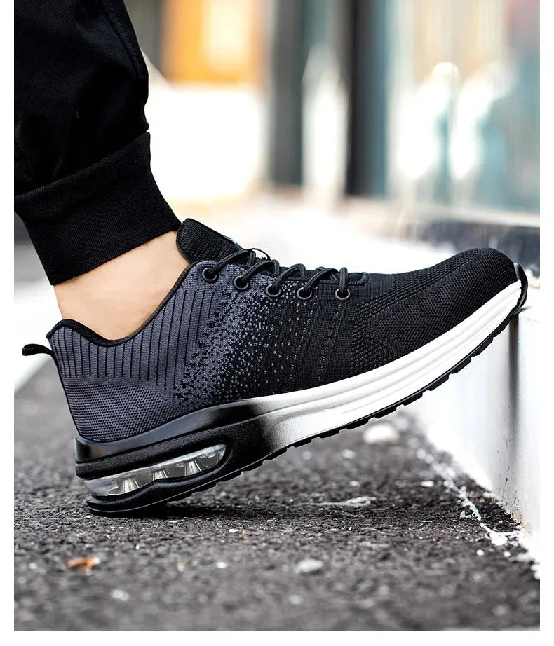 Lightweight Safety Shoes Women Men Air Cushion Work Sneakers GlowCart