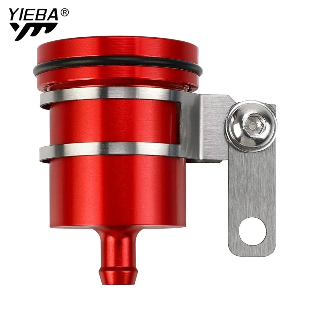 Universal Motorcycle Aluminum Alloy Brake Fluid Reservoir Rear Front Clutch Tank Oil Fluid Cup Motorcycle Refitting Accessories GlowCart