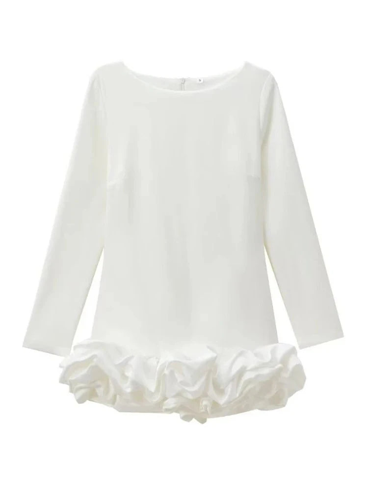 Summer Elegant White Sweet Slim Dress Women French Retro GlowCart