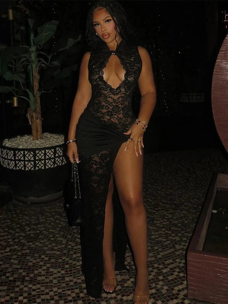 Weird Puss Sexy Solid Dress Women 2025 Summer Sleeveless GlowCart