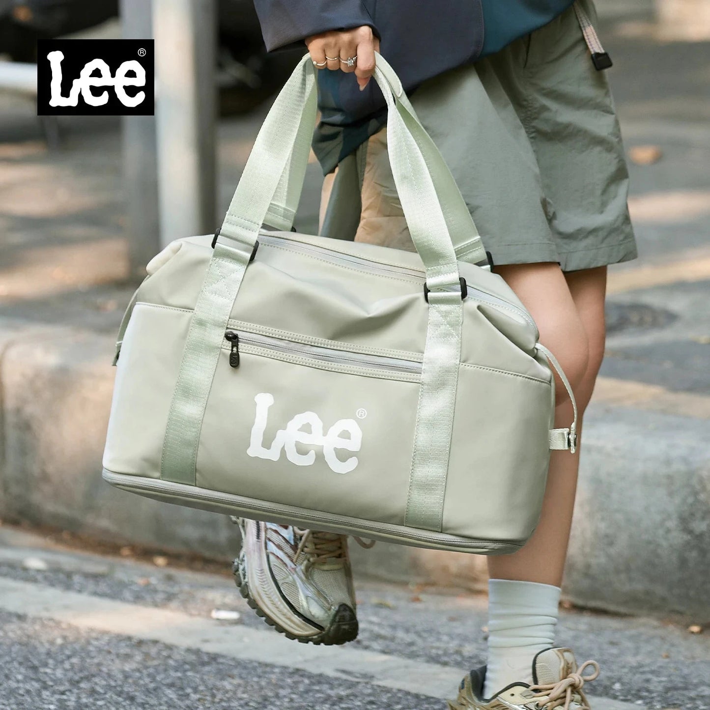 LEE Expandable Large Capacity Luggage Travel Handbag Women GlowCart