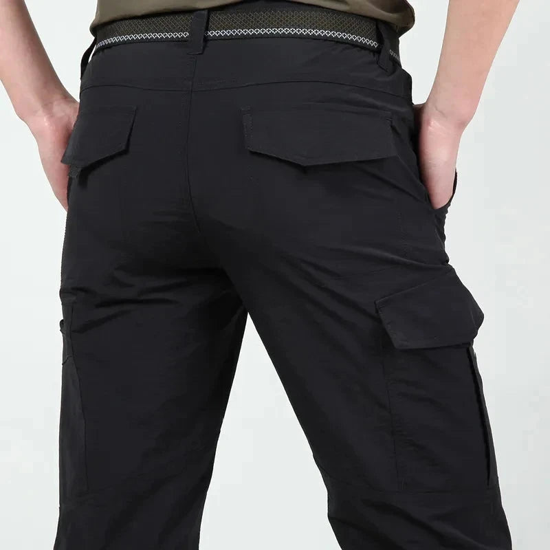 Men's Summer Tactical Cargo Pants Lightweight Casual GlowCart