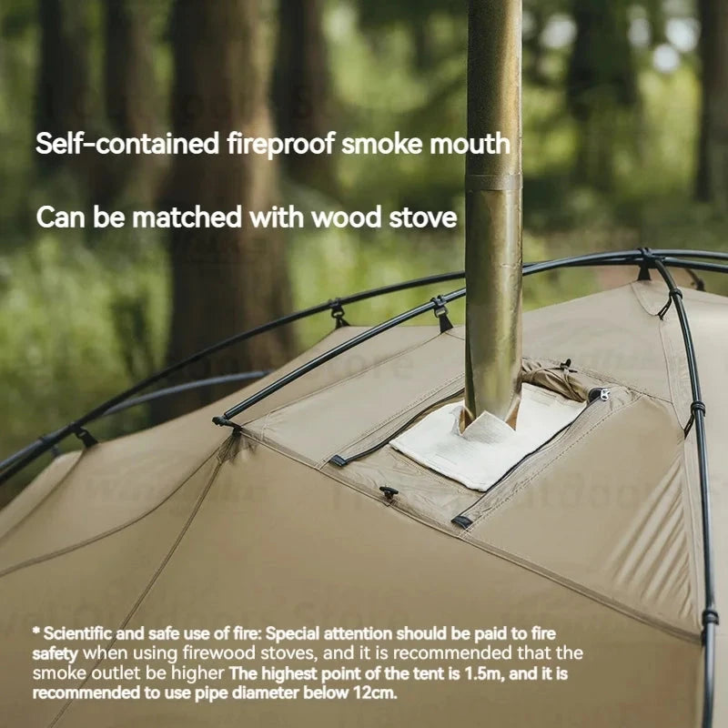 Naturehike New Camping Tent Ultralight One Bedroom and One GlowCart