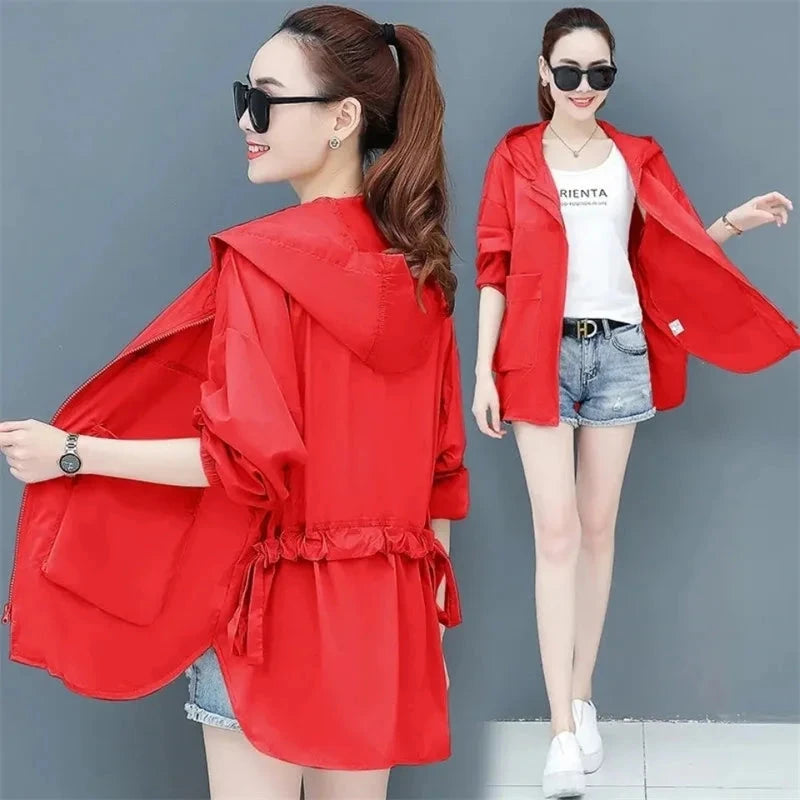Women‘s Sun Protection Jacket 2024 New Summer Fashion Female GlowCart