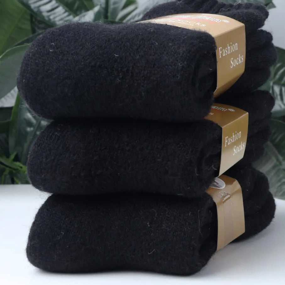 Ultra Thick Wool Socks for Men in Autumn and Winter Thickened with Fleece To Keep Warm and Cold Resistant Gift for Long Socks GlowCart