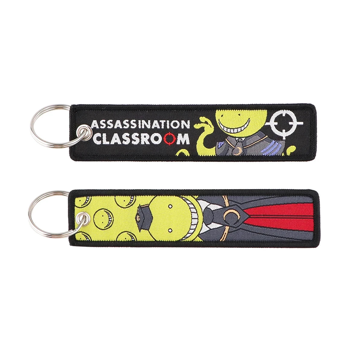 Classic Anime Cool Embroidery Key Fobs Key Tag Motorcycles GlowCart
