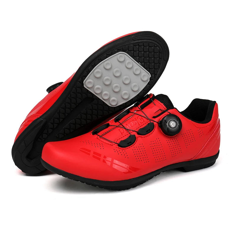 Unisex SPD Mountain Road Bike lock Shoes Breathable Non-slip Wear-resistant Pedal Bicycle Outdoor Competitive Bicycle Equipment GlowCart