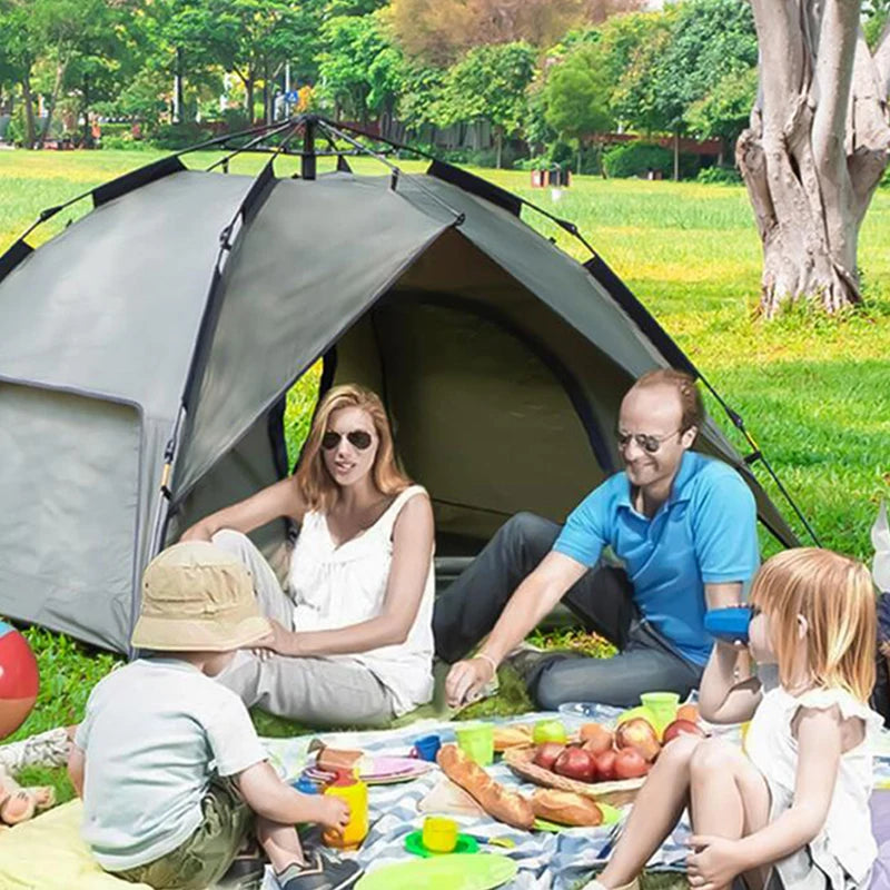 pop up camping tent 5-6 person hiking tent 5000mm waterproof