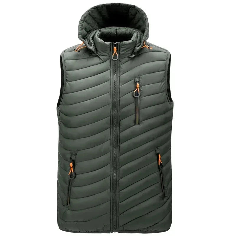 Windproof Jacket Winter Male Hot Sale Men Sleeveless Down GlowCart