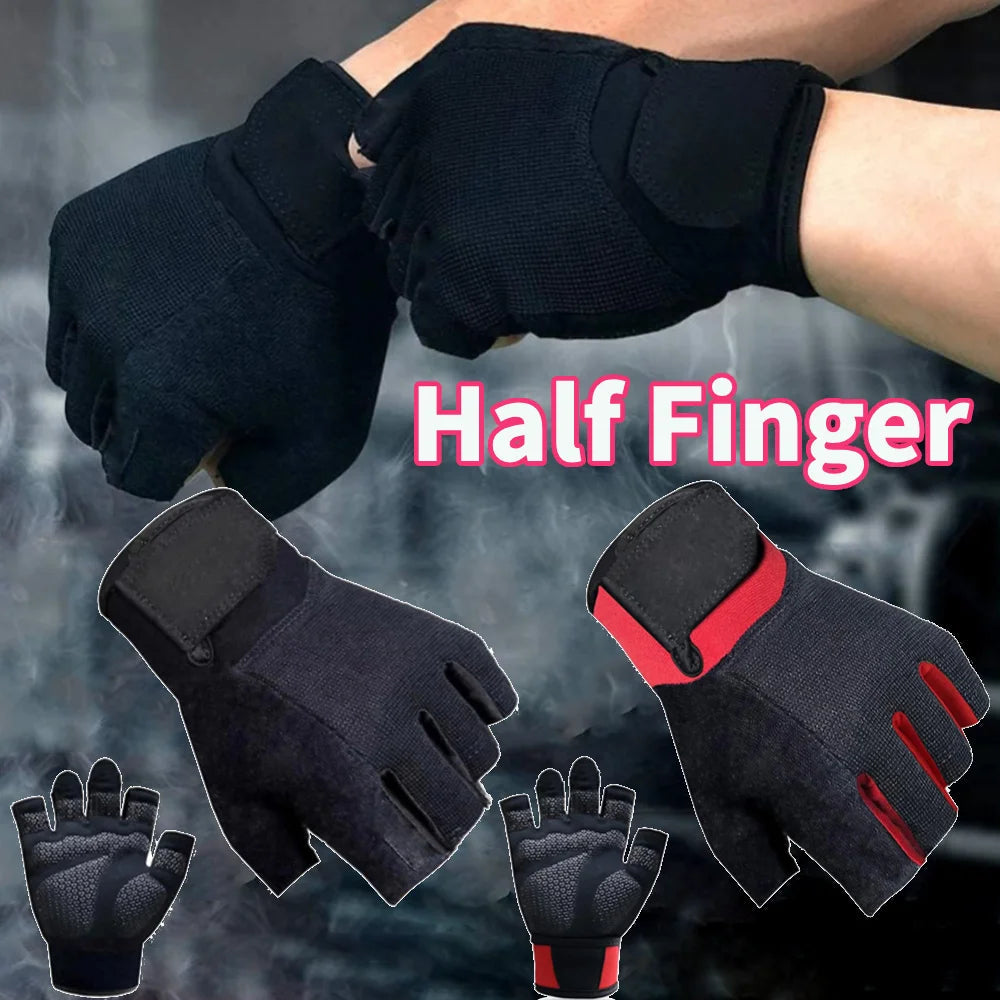 Weight Lifting Gloves Half Finger Workout Gloves Exercise Gloves for Men and Women for Weight Lifting Cycling Gym Training GlowCart