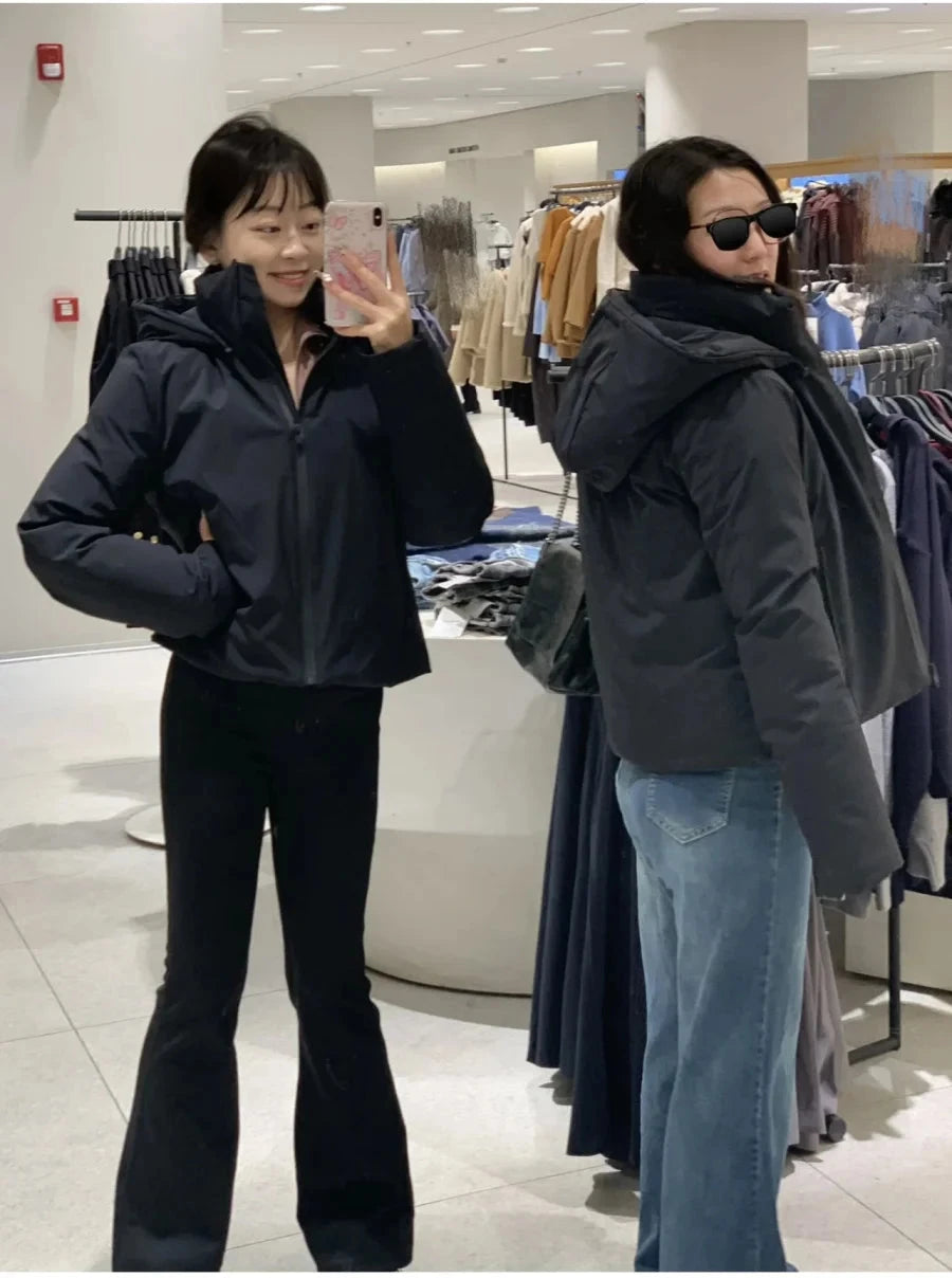 ETJ 2025 Autumn/Winter New  women's short imitation wind GlowCart