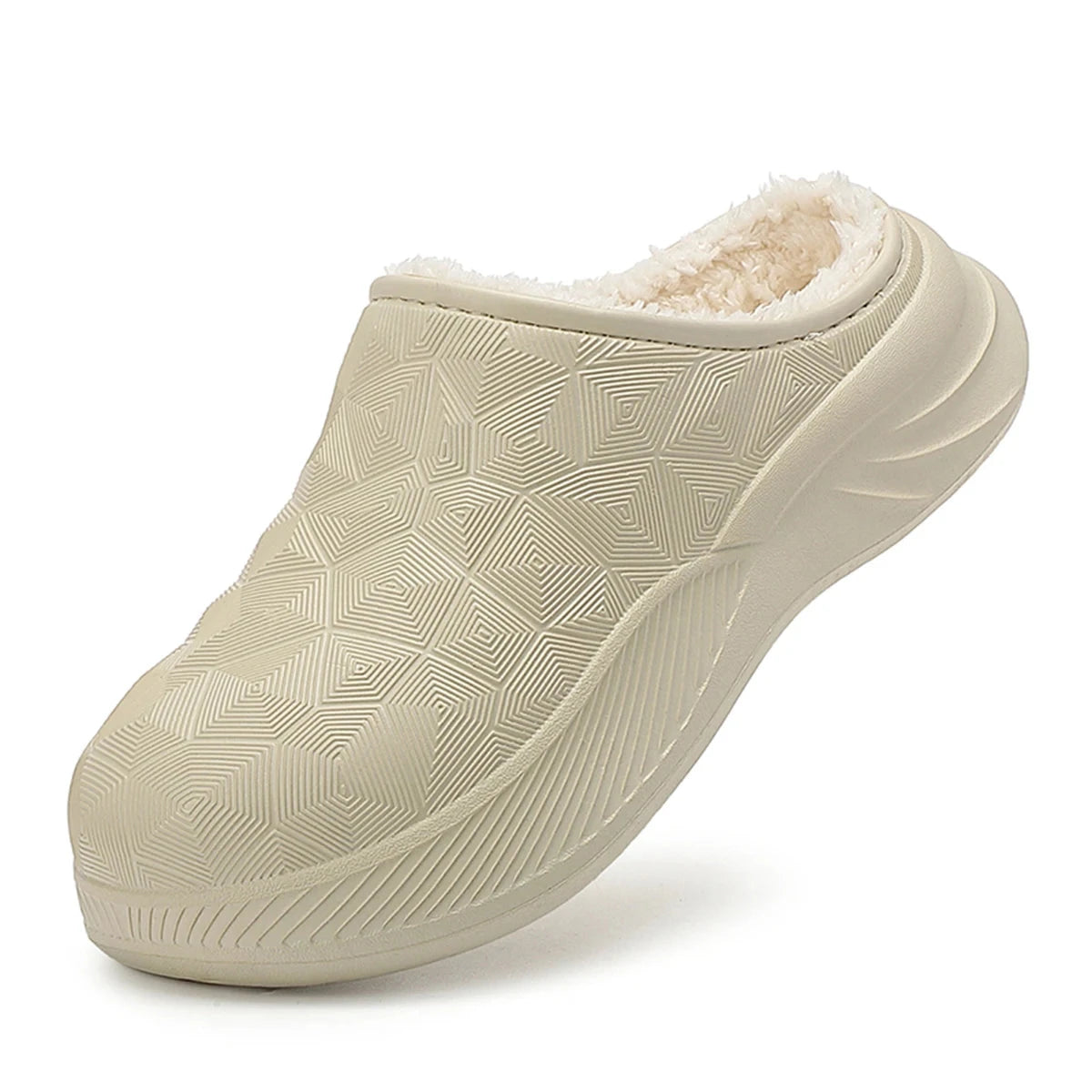 Thick Sole Home Indoor Outside Men And Women Couples waterproof Winter Household Warm Fluffy Slippers Plush Cotton Shoes Ladies GlowCart