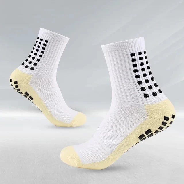 Anti-slip Football Socks Non-slip Soccer Basketball Tennis Outdoor Sport Socks Grip Cycling Riding Men Socks GlowCart