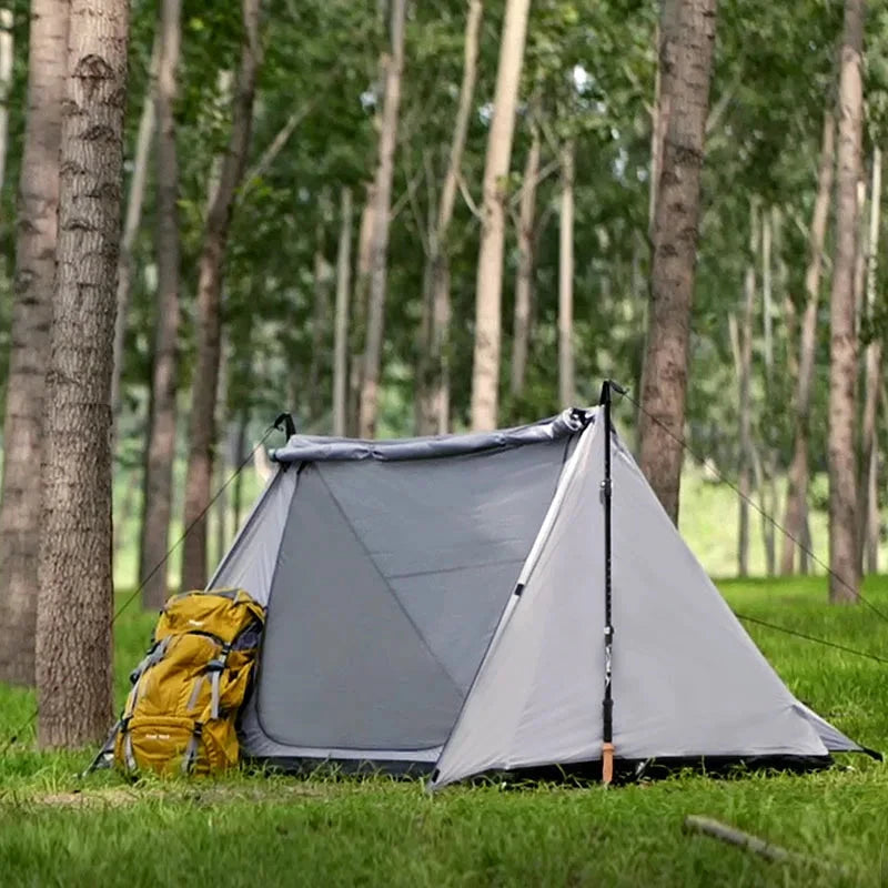 Camping Single Layer 1-2 Person Tent Shelter Windproof Light GlowCart