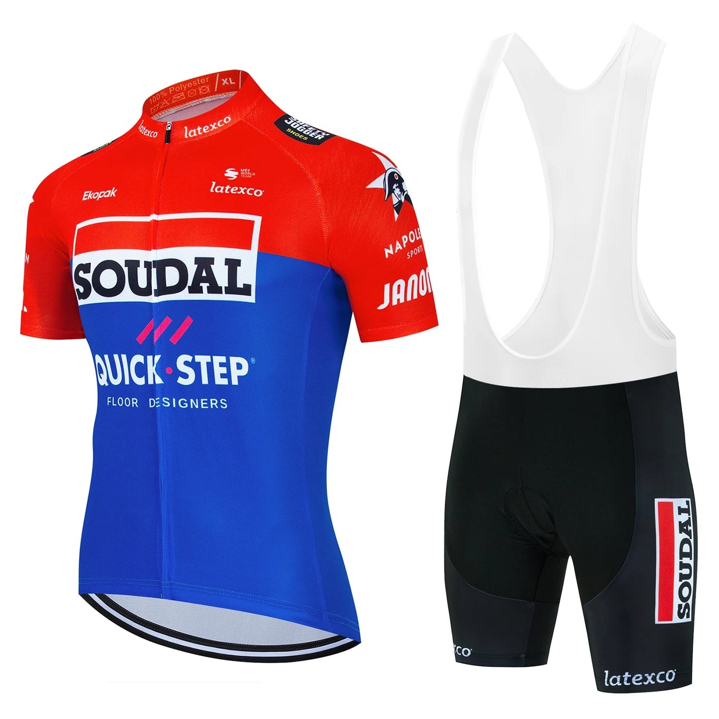 2025 SOUDAL Cycling Clothes Jersey Men Set Mtb Road Bike Uniform Shorts Man Mountain Complete Bib Men's Suit Cycle Spring Summer GlowCart
