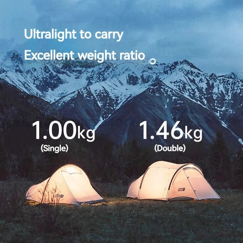 Naturehike Camping Tunnel Tent One Room-one Living Room 1-2 GlowCart