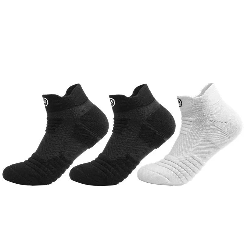 3/6 Pairs Sports Socks For Man High Quality Comfortable Breathable Basketball Short Socks Casual Fashion Low-cut Ankle Socks GlowCart