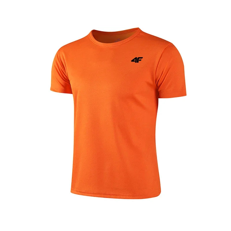 Men's Summer Exercise Trainning T-shirt High Quality