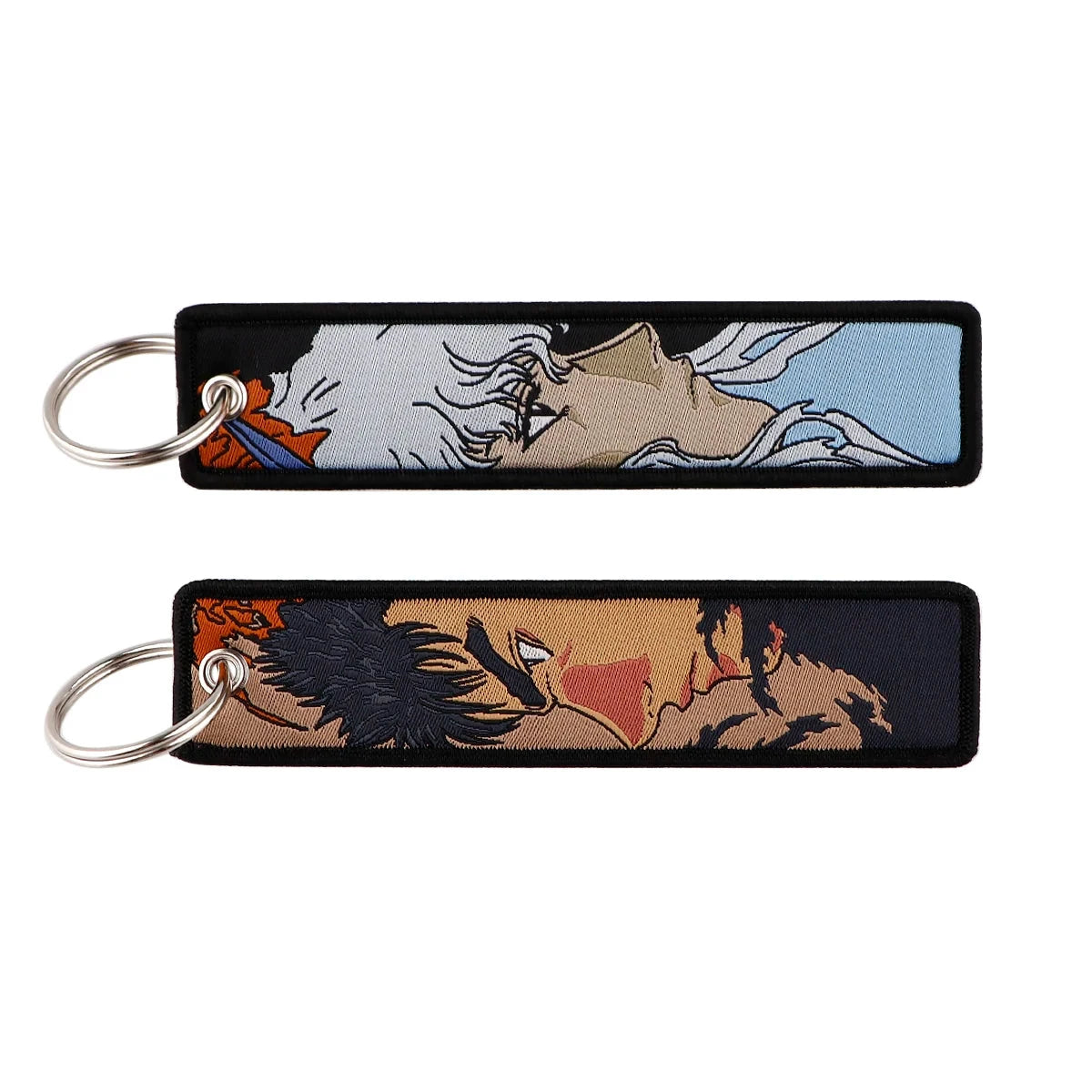 Classic Anime Cool Embroidery Key Fobs Key Tag Motorcycles GlowCart