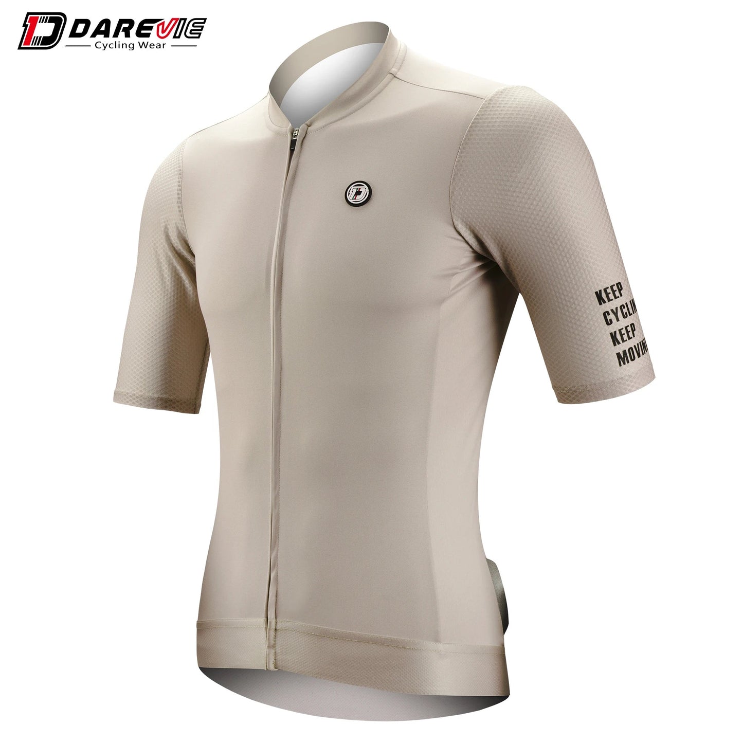 DAREVIE Cycling Jersey SPF 50 Anti-UV Training Level Slim Fit Small Size Men Women Man Cycling Maillot Bike Jersey Cycling Shirt GlowCart