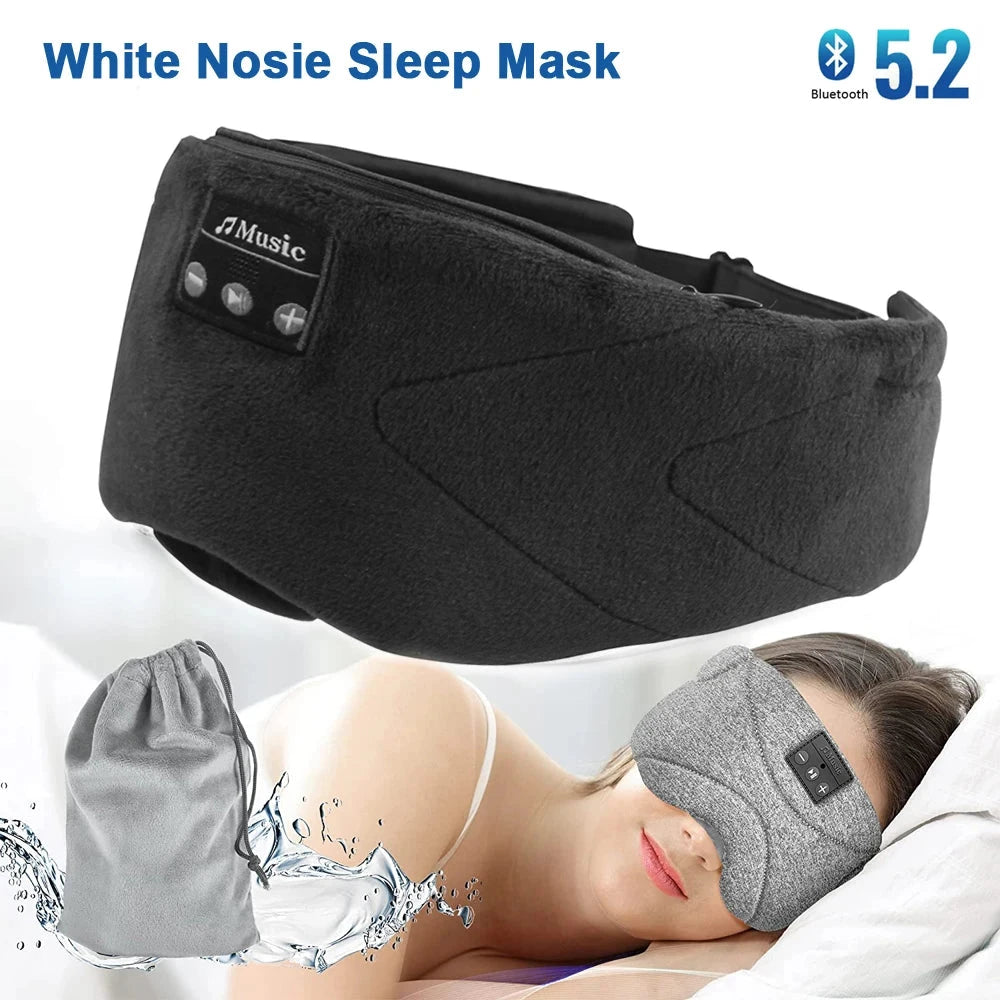 5.2 Bluetooth Headset Sleep Mask 24 White Noise Shading GlowCart