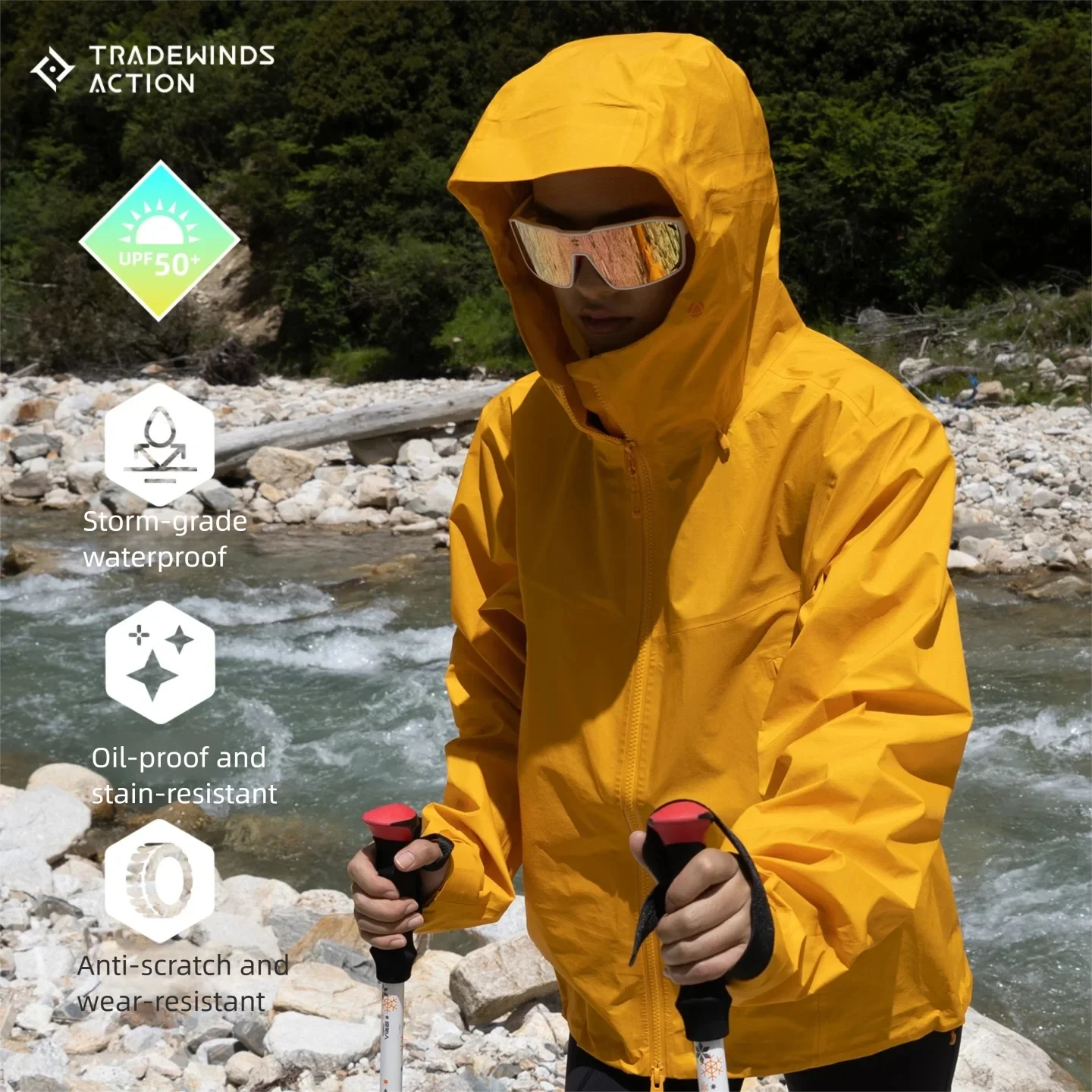 Nu-June Windbreaker Jacket Women Waterproof Autumn Quick-Dry GlowCart