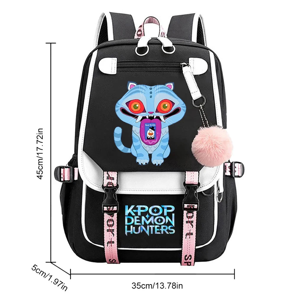For KPop Demon Hunters Backpack Teenagers Daily Backpack GlowCart