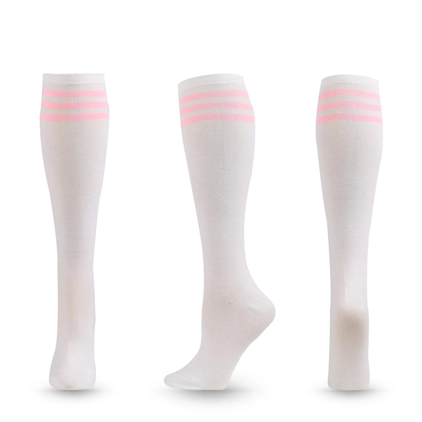 Unisex Compression Socks Football Socks Non-slip Long Tube Knee High Stockings Socks Striped Soccer Socks Running Sports Socks GlowCart