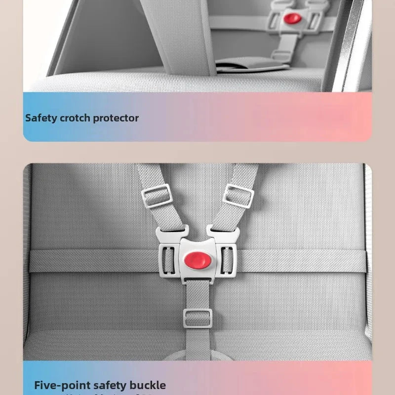 2-in-1 Reversible Lightweight Stroller with Convertible High-view Seat and Foldable Compact Design for Newborns and Toddlers GlowCart