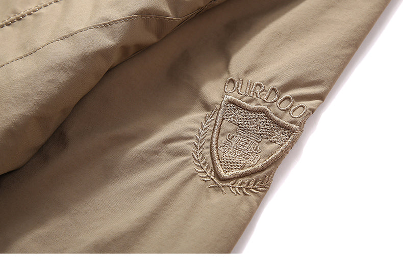 Spring Men Outdoor Waterproof Jacket Plus Size Windbreaker GlowCart