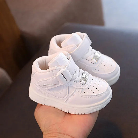 Casual Children's Sneakers Boys Girls Fall 2024 New Antislam Baby Shoes Walking Shoes Rubber Sole Comfortable Fit For Kids GlowCart
