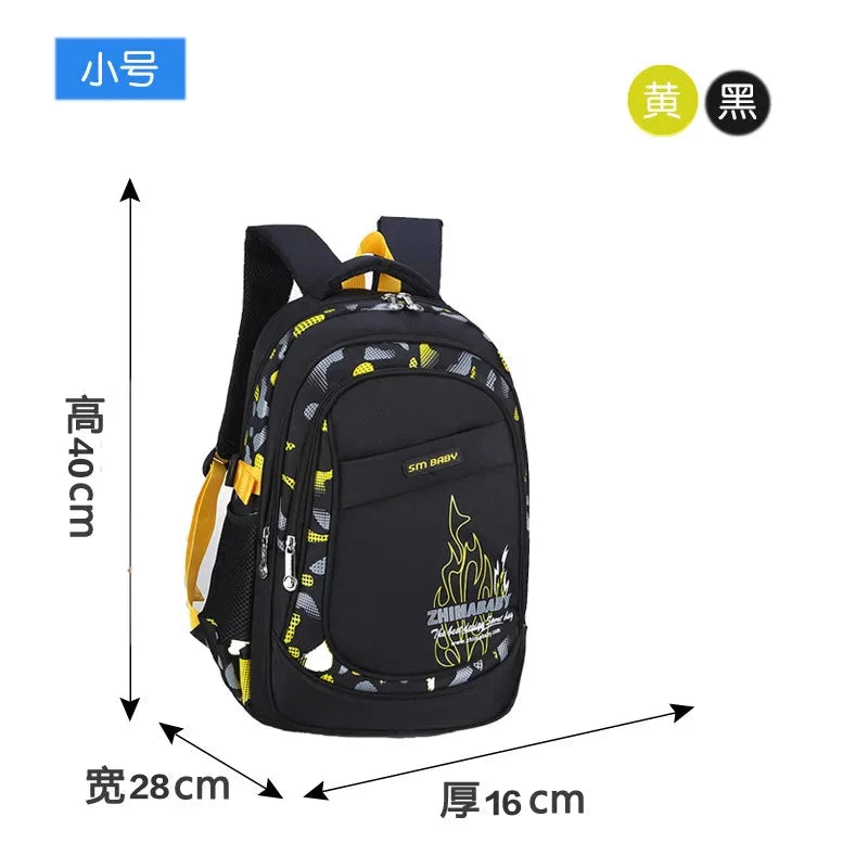 Waterproof Lightweight School Backpack for Kids 6-12 Years Durable Large Capacity Student Bookbag Boys Girls254 GlowCart