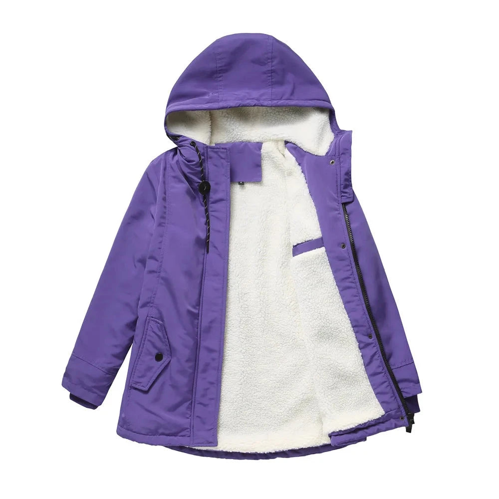 Winter Down Jackets Coats Women Warm Parkas Hooded GlowCart