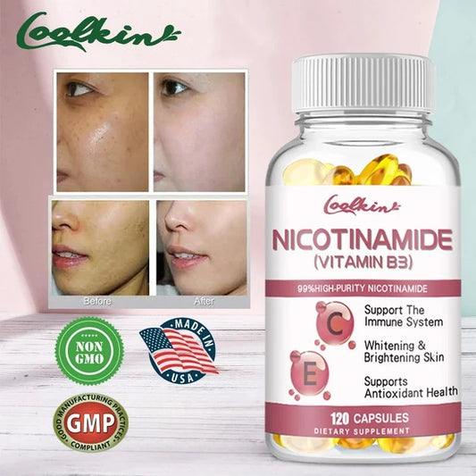 Niacinamide Whitening Capsules - Supports Skin Cell Health GlowCart