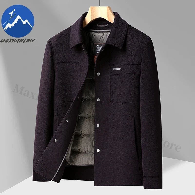 Maxbarley Luxury Men Down Jacket 2025 Lightweight Outdoor GlowCart