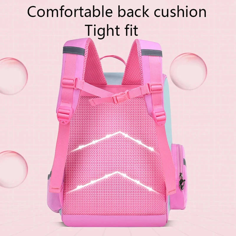 Children Girl Backpack With Large Capacity Waterproof Unicorn Print Teen School Bag for 2-16 Year Olds Cute Kawaii Kid Backpack GlowCart