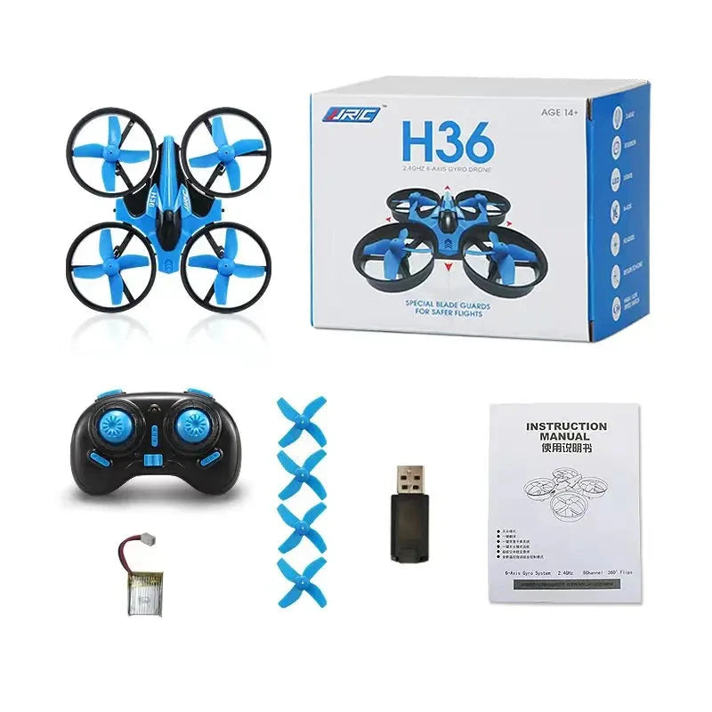 JJRC H36 Mini Rc Drone 4ch 6-Axis Headless Mode Helicopter GlowCart