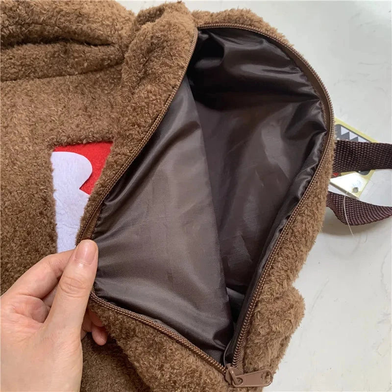 Domo Kun Plush Backpack for Kids Women Men Kawaii Cute Bags GlowCart