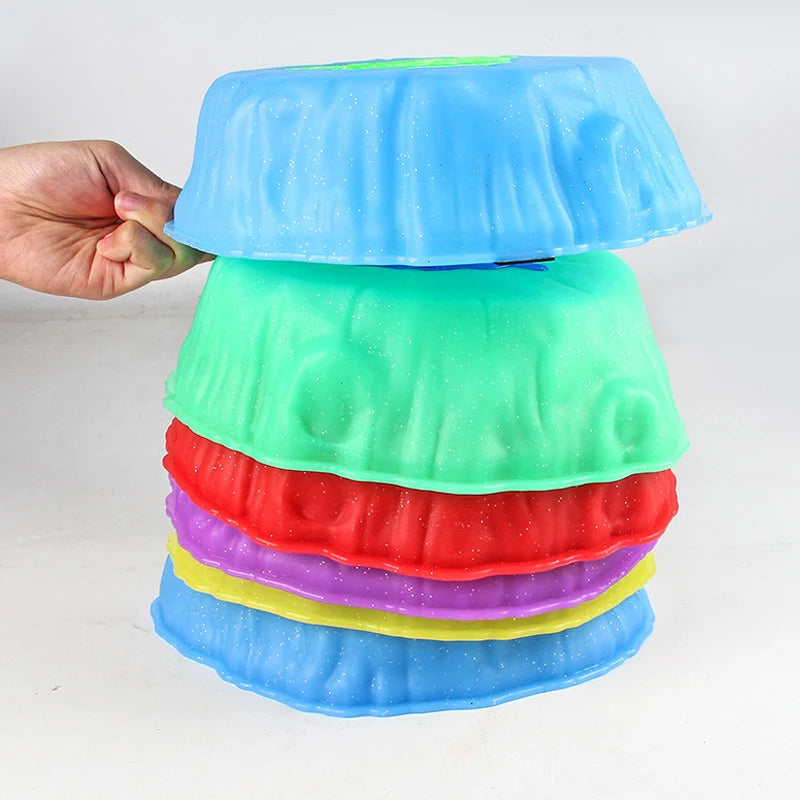 Kids LED Lights Stepping Stone Preschool Skills Sport Toy Toddler Sensory Integration Equipment  Activity Social Outdoor Game GlowCart