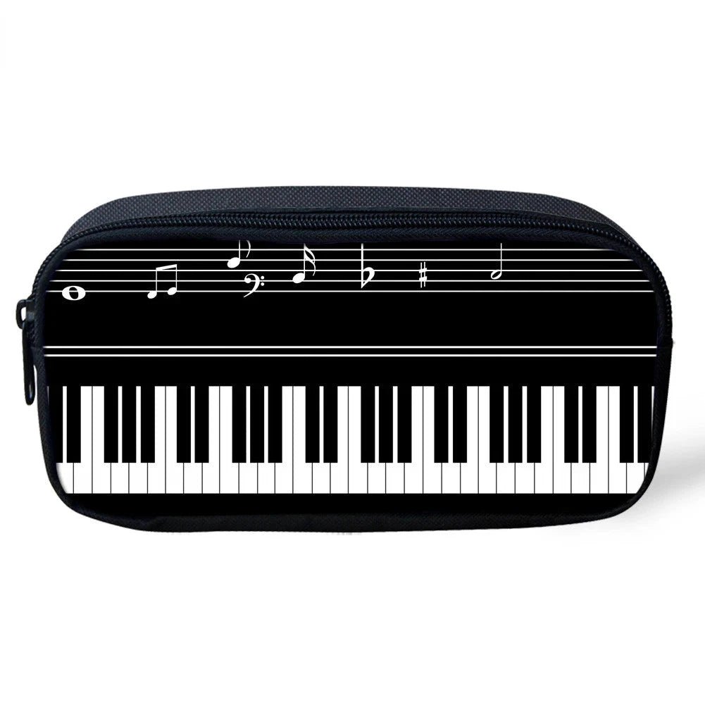 Luxury Piano Keyboard Musical Notes 3D Print 3pcs/Set School GlowCart
