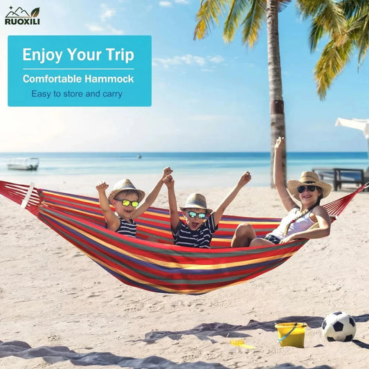 Hammock Outdoor Swing Portable Outdoor/Indoor Hammock with GlowCart