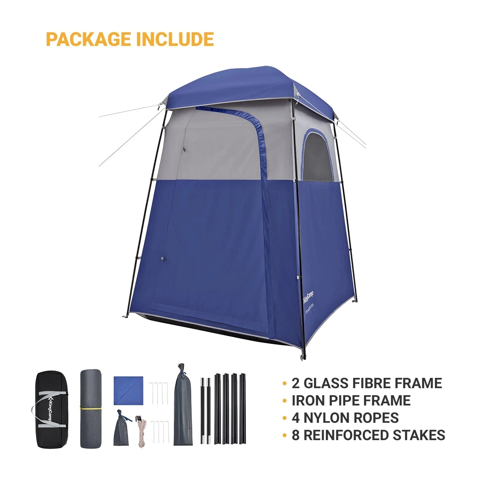 KingCamp Shower Tent Portable Outdoor Shower Tent GlowCart