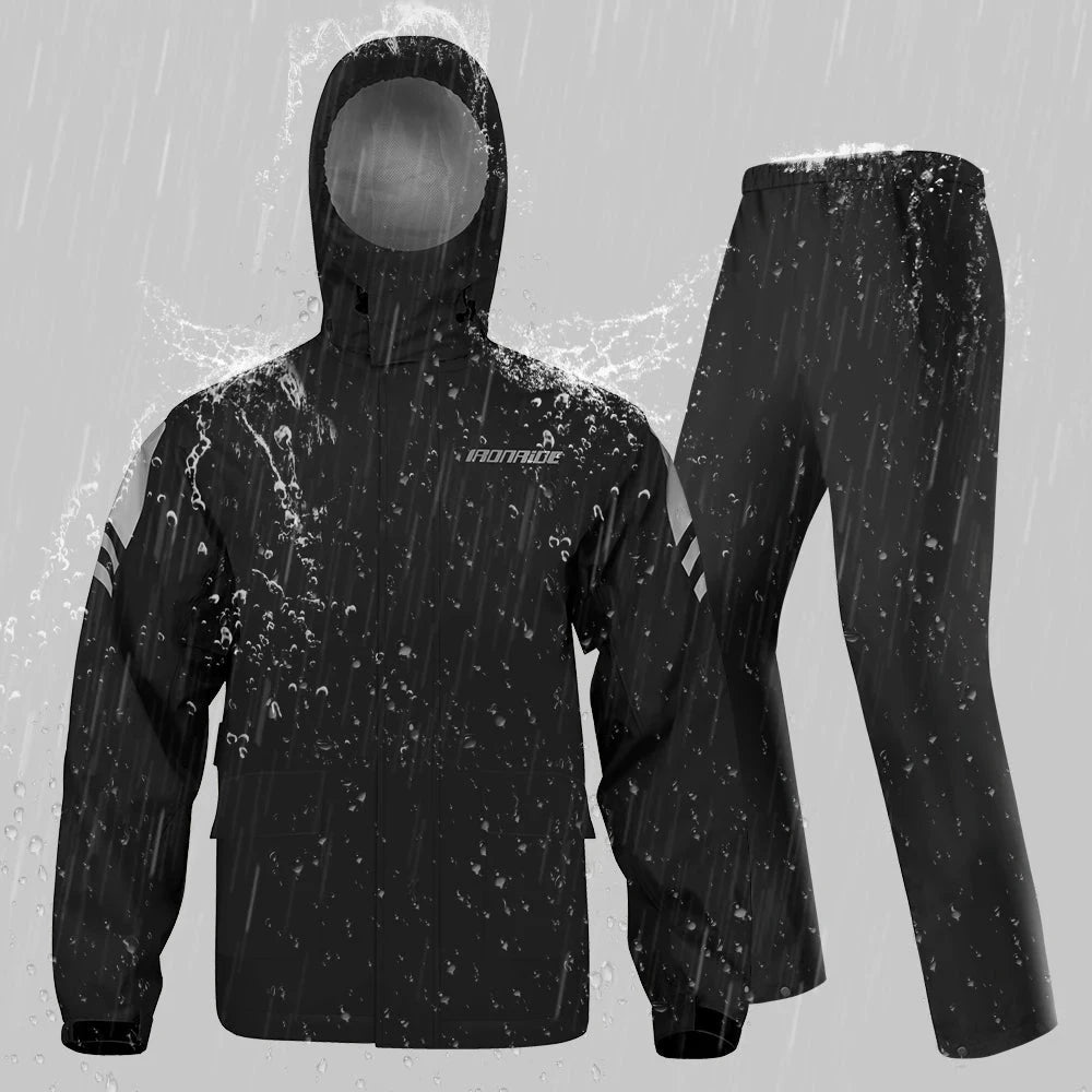 Motorcycle Raincoat Waterproof 100% Motorcycle Rider GlowCart