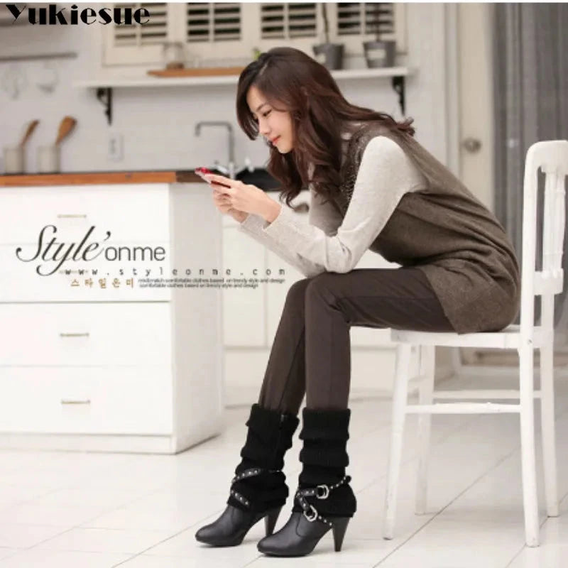 clothes S-4XL Women Pencil Pants High Waist Skinny Thick GlowCart