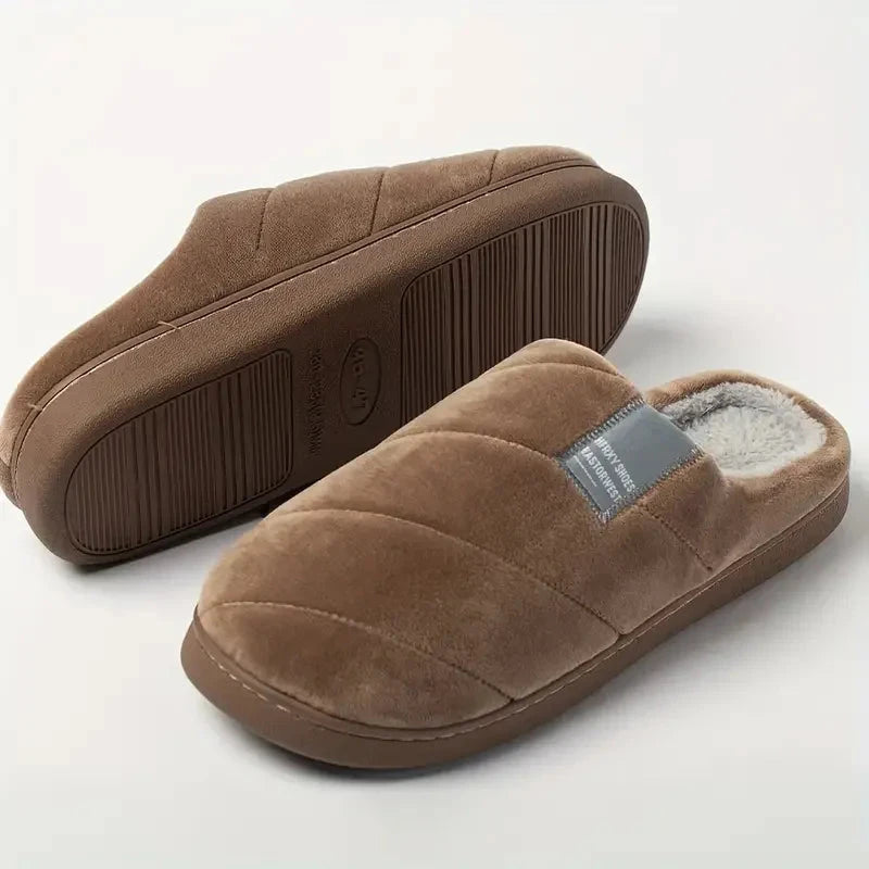 Big sizes Men's Shoes Casual Warm Plush Lining Slip On GlowCart