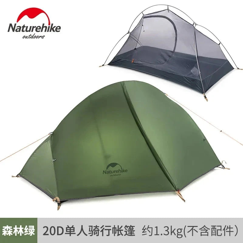 Naturehike Cycling Tent 1 Person Ultralight Backpacking Tent GlowCart