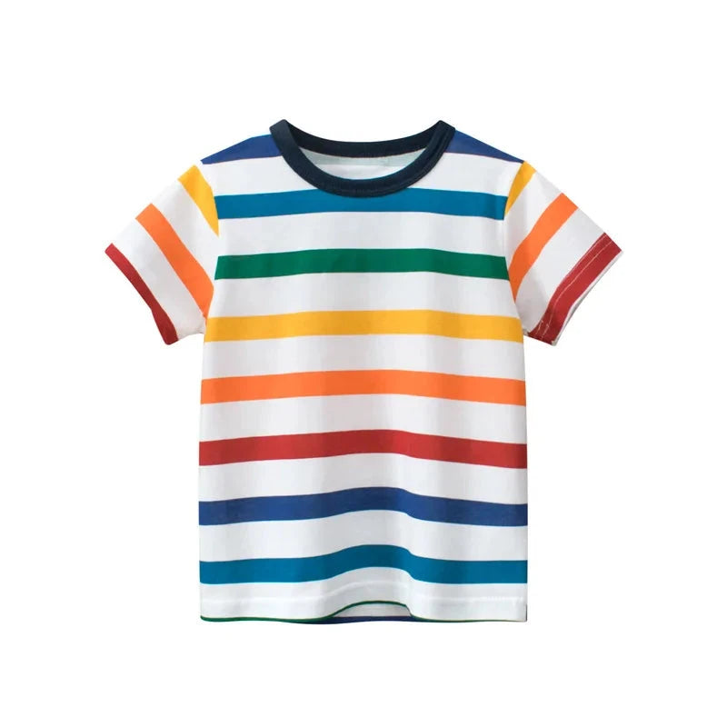 Children Short Sleeve T-shirts Korean Version Kids Clothing GlowCart