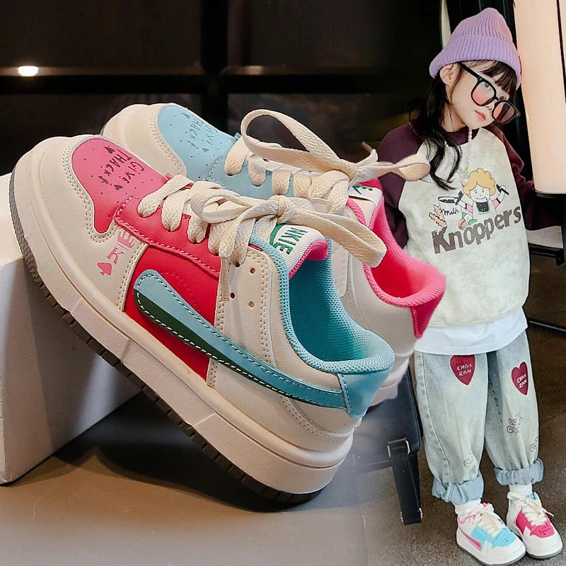 New Style Spring Autumn Children's Casual Sneakers Comfortable Breathable Sports Shoes for Boys and Girls Kids Shoes GlowCart