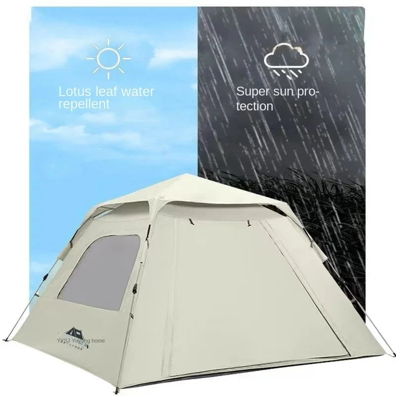 Outdoor Portable Tent With Easy Folding Thick Shading GlowCart