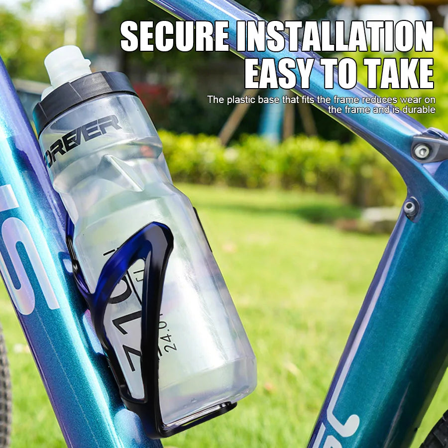 Universal Gradient Color Water Bottle Cage, Light Nylon Fiber Bicycle Holder for MTB Road Bike, Cycling Accessories Equipment GlowCart